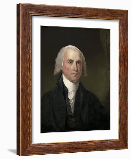 James Madison , 1821-Gilbert Stuart-Framed Art Print