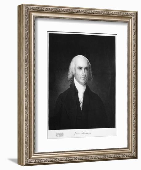 James Madison, 4th President of the the United States of America, (1901)-Unknown-Framed Giclee Print