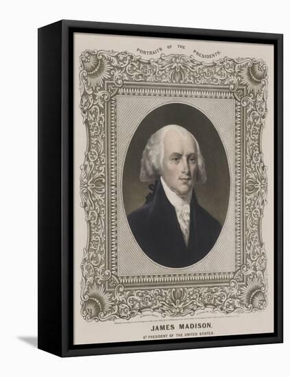 James Madison, 4th U.S. President-Science Source-Framed Premier Image Canvas