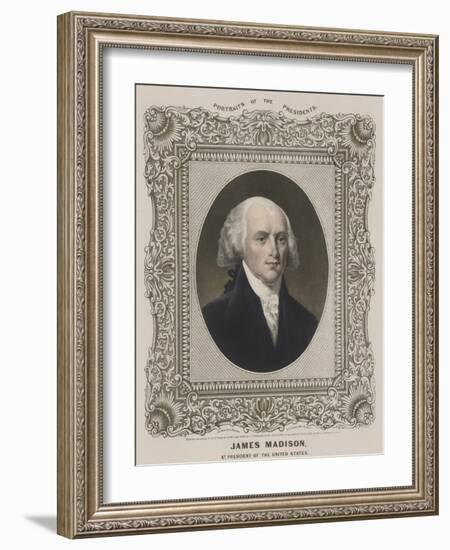 James Madison, 4th U.S. President-Science Source-Framed Giclee Print