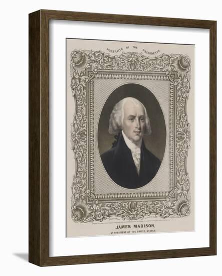 James Madison, 4th U.S. President-Science Source-Framed Giclee Print