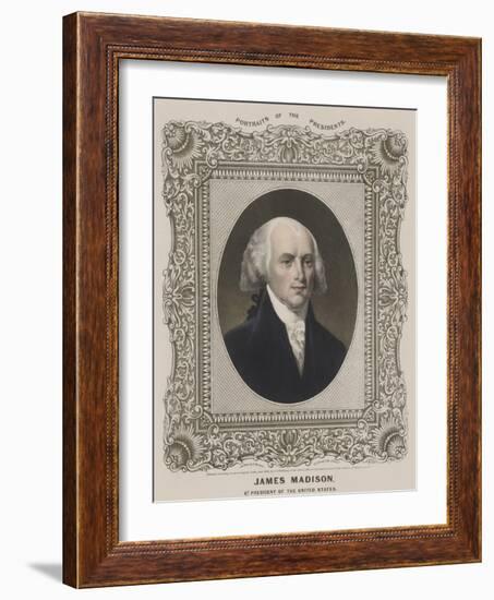 James Madison, 4th U.S. President-Science Source-Framed Giclee Print