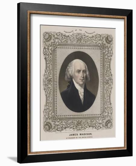 James Madison, 4th U.S. President-Science Source-Framed Giclee Print