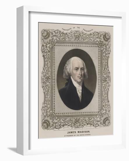 James Madison, 4th U.S. President-Science Source-Framed Giclee Print