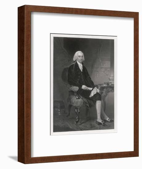 James Madison Fourth President of the United States-Alonzo Chappel-Framed Art Print
