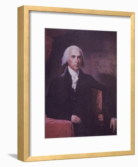 James Madison-Gilbert Stuart-Framed Giclee Print