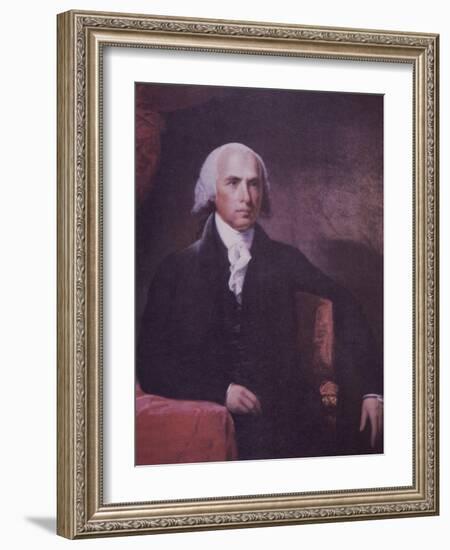 James Madison-Gilbert Stuart-Framed Giclee Print