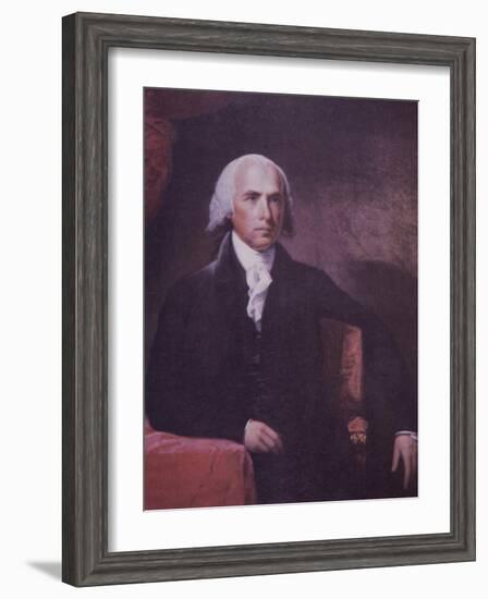 James Madison-Gilbert Stuart-Framed Giclee Print