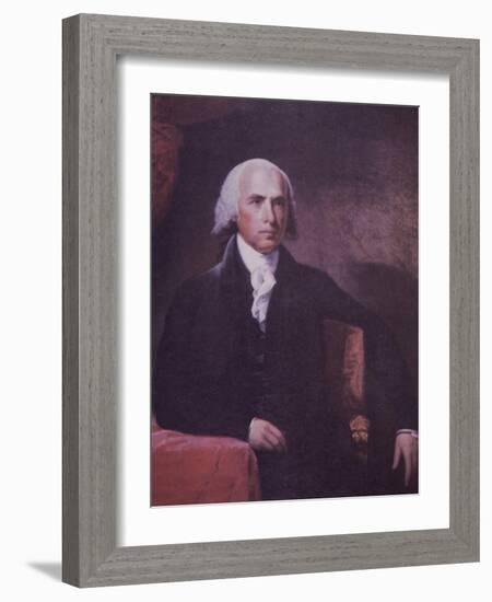 James Madison-Gilbert Stuart-Framed Giclee Print