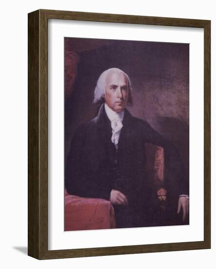 James Madison-Gilbert Stuart-Framed Giclee Print