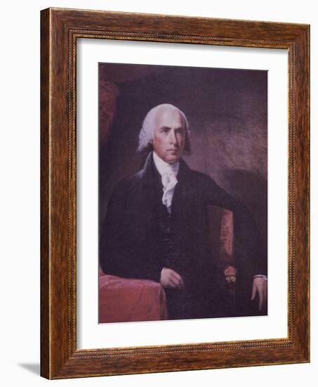 James Madison-Gilbert Stuart-Framed Giclee Print