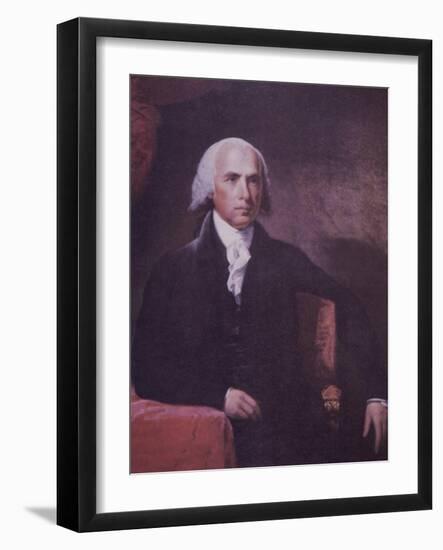 James Madison-Gilbert Stuart-Framed Giclee Print