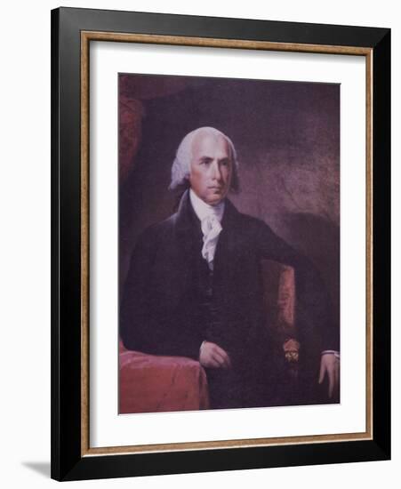 James Madison-Gilbert Stuart-Framed Giclee Print