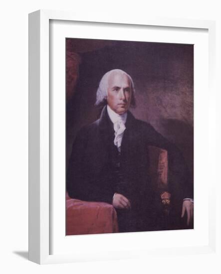 James Madison-Gilbert Stuart-Framed Giclee Print