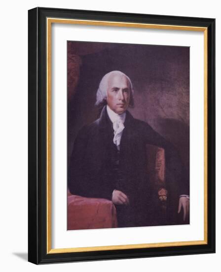 James Madison-Gilbert Stuart-Framed Giclee Print