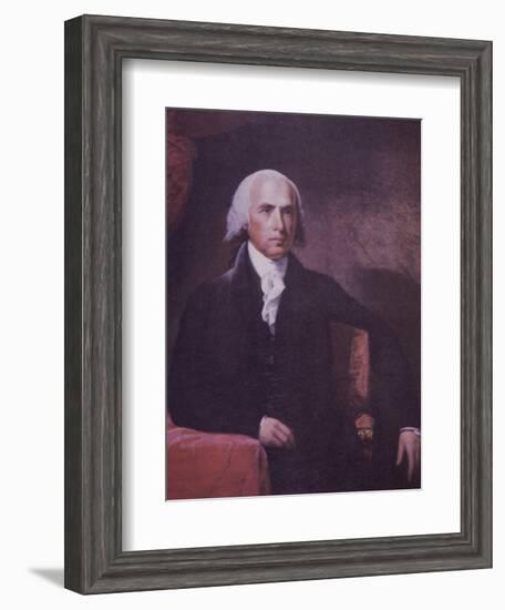 James Madison-Gilbert Stuart-Framed Giclee Print