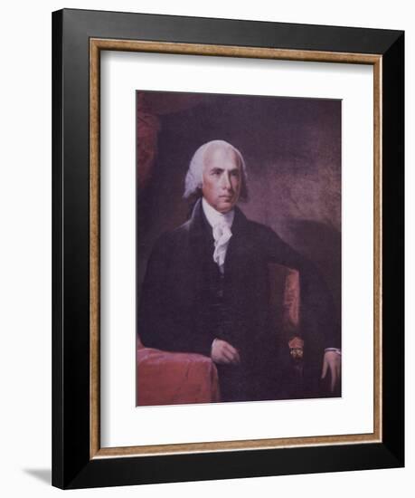 James Madison-Gilbert Stuart-Framed Giclee Print