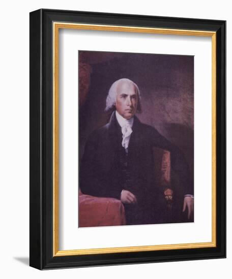 James Madison-Gilbert Stuart-Framed Giclee Print