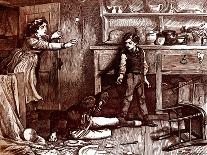 Scene from Oliver Twist by Charles Dickens, 1836-James Mahoney-Giclee Print
