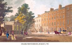 The Great Court Yard, Dublin Castle, 1792-James Malton-Framed Giclee Print