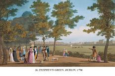 St. Stephen's Green, Dublin, 1796-James Malton-Art Print