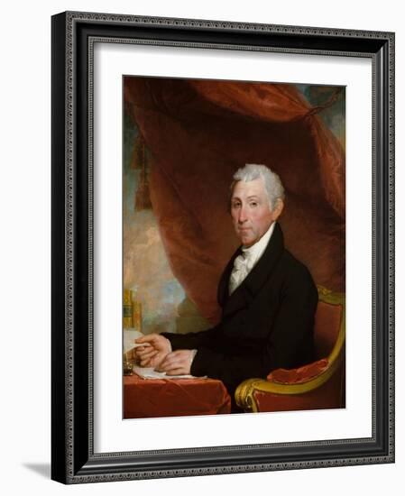 James Monroe, c.1820-22-Gilbert Stuart-Framed Giclee Print