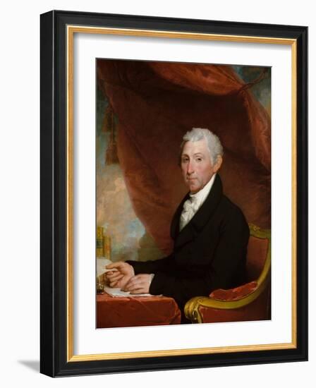 James Monroe, c.1820-22-Gilbert Stuart-Framed Giclee Print