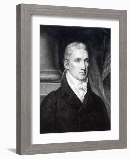 James Monroe, Engraved by Thomas Gimbrede-American School-Framed Giclee Print