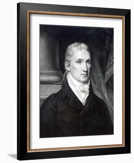 James Monroe, Engraved by Thomas Gimbrede-American School-Framed Giclee Print