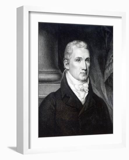 James Monroe, Engraved by Thomas Gimbrede-American School-Framed Giclee Print