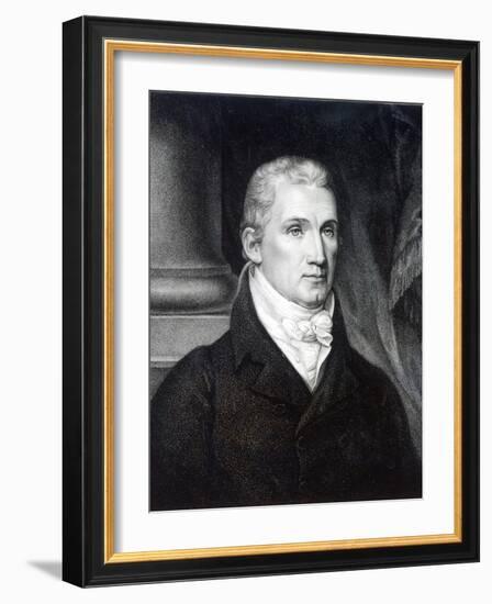 James Monroe, Engraved by Thomas Gimbrede-American School-Framed Giclee Print