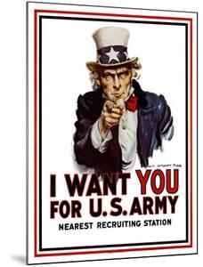 I Want You for the U.S. Army, c.1917 by James Montgomery Flagg