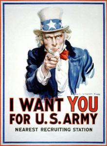 I Want You for the U.S. Army by James Montgomery Flagg