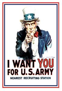 I Want You for the U.S. Army by James Montgomery Flagg