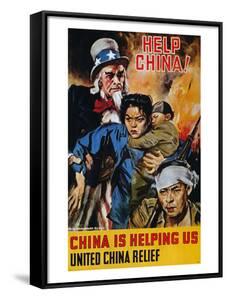 Wwii Poster: "Help China" by James Montgomery Flagg