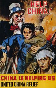 WWII Poster: "Help China" by James Montgomery Flagg