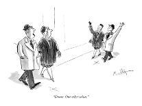 "Good news! Venice is rising!" - New Yorker Cartoon-James Mulligan-Mounted Premium Giclee Print