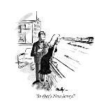"So that's New Jersey!" - New Yorker Cartoon-James Mulligan-Framed Premium Giclee Print