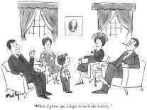 "Ethel! You've been practicing!" - New Yorker Cartoon-James Mulligan-Premium Giclee Print