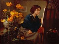 At the Easel-James N. Lee-Giclee Print