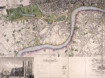 Map of City of London, Westminster and Southwark, 1827-James Neele-Giclee Print