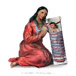 Chippeway (Ojibwe) woman and child-James Otto Lewis-Giclee Print