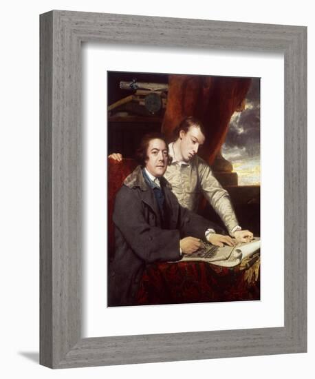 James Paine, Architect and His Son, James, 1764-Sir Joshua Reynolds-Framed Giclee Print