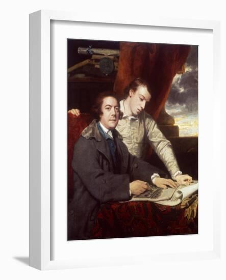 James Paine, Architect and His Son, James, 1764-Sir Joshua Reynolds-Framed Giclee Print