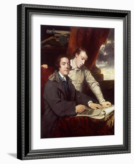 James Paine, Architect and His Son, James, 1764-Sir Joshua Reynolds-Framed Giclee Print