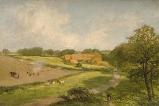 Landscape with Farm Buildings-James Peel-Giclee Print