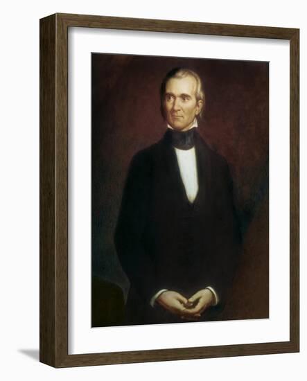 James Polk, (President 1845-1849)-George Peter Alexander Healy-Framed Giclee Print