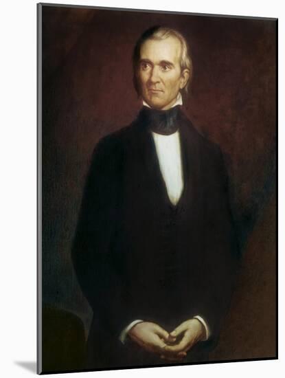 James Polk, (President 1845-1849)-George Peter Alexander Healy-Mounted Giclee Print