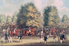 Queen Victoria and Prince Albert Taking Air in Hyde Park, London, C1840-James Pollard-Giclee Print