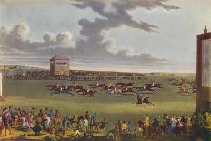 The Grand Stand at Epsom Races, Print Made by Charles Hunt, 1836-James Pollard-Giclee Print